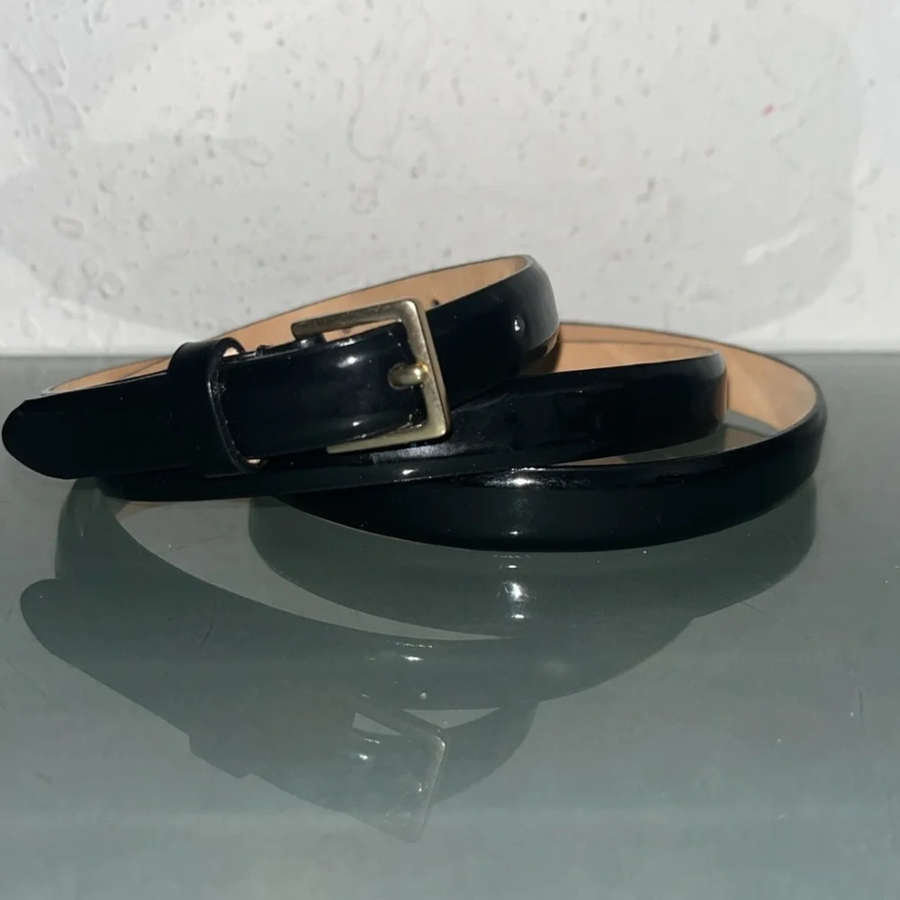 J. Crew patent leather slim belt - Picture 8 of 8